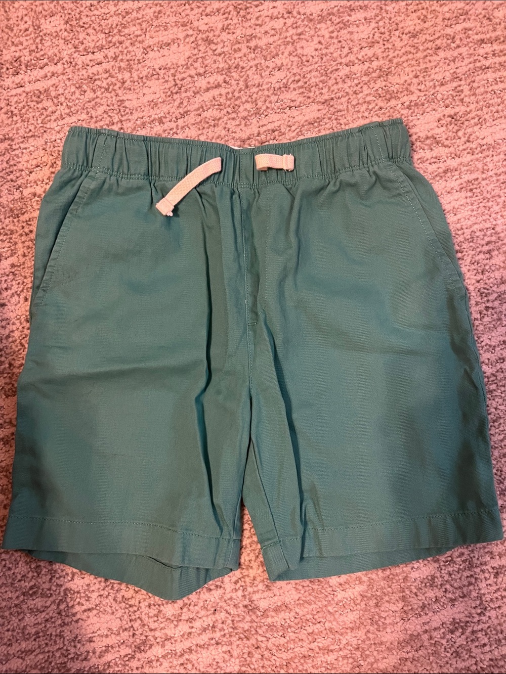 Boys Teal Drawstring Shorts